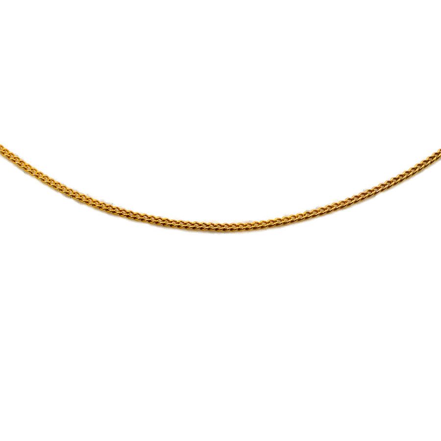 9ct gold 1.5g 20 inch curb Chain